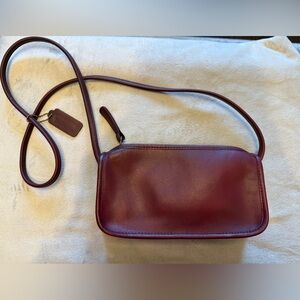 80s Vintage Coach NYC Zippered Pouch # 9655-